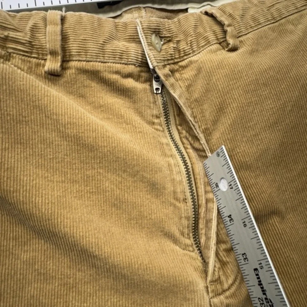Polo‎ Ralph Lauren Pants Mens 34 Brown Corduroy Straight Leg Chino Casual